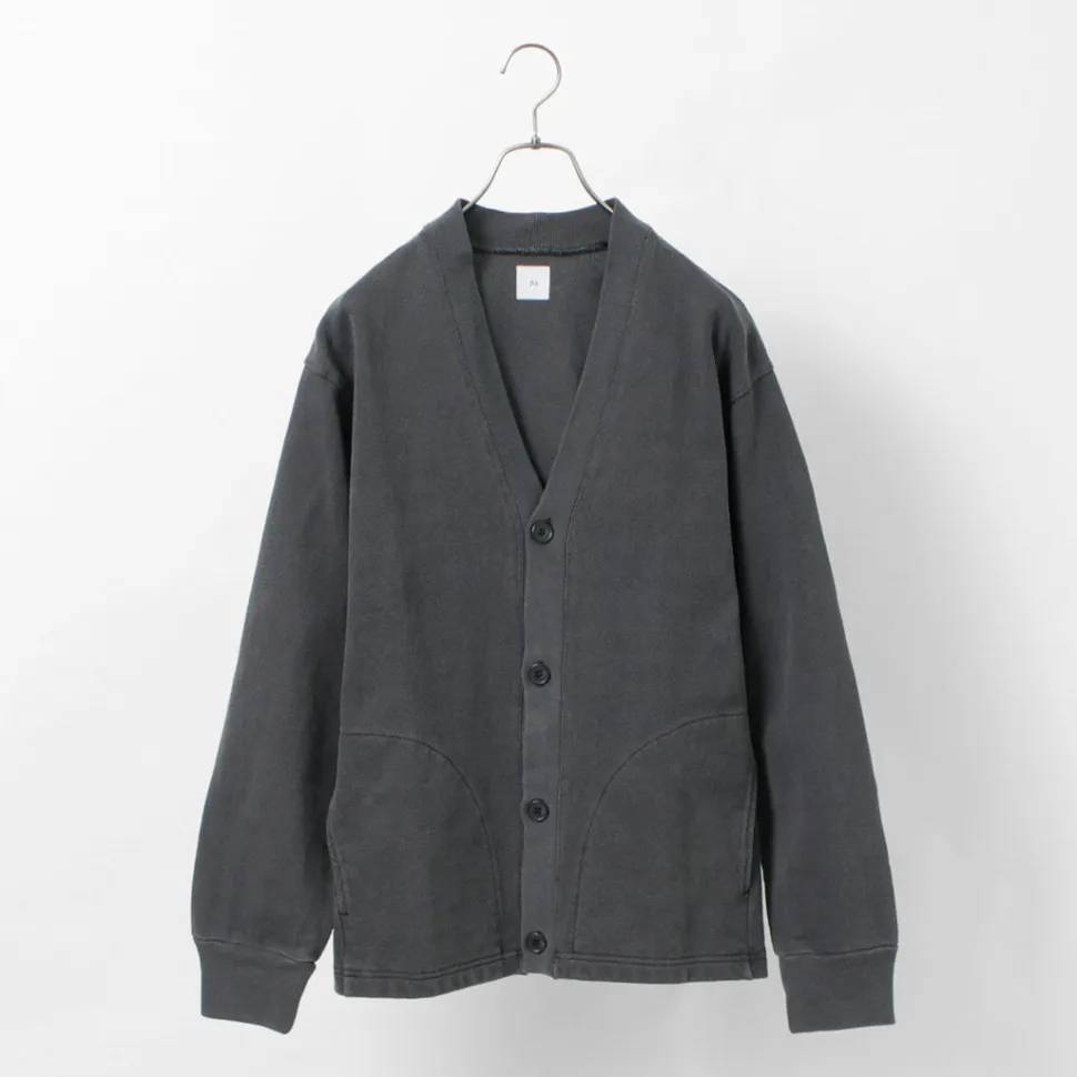SI / Moss Stitch Pigment Cardigan