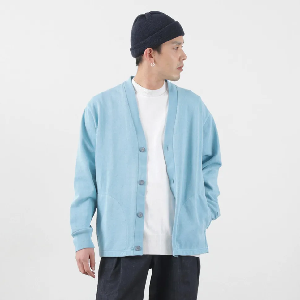 SI / Moss Stitch Pigment Cardigan
