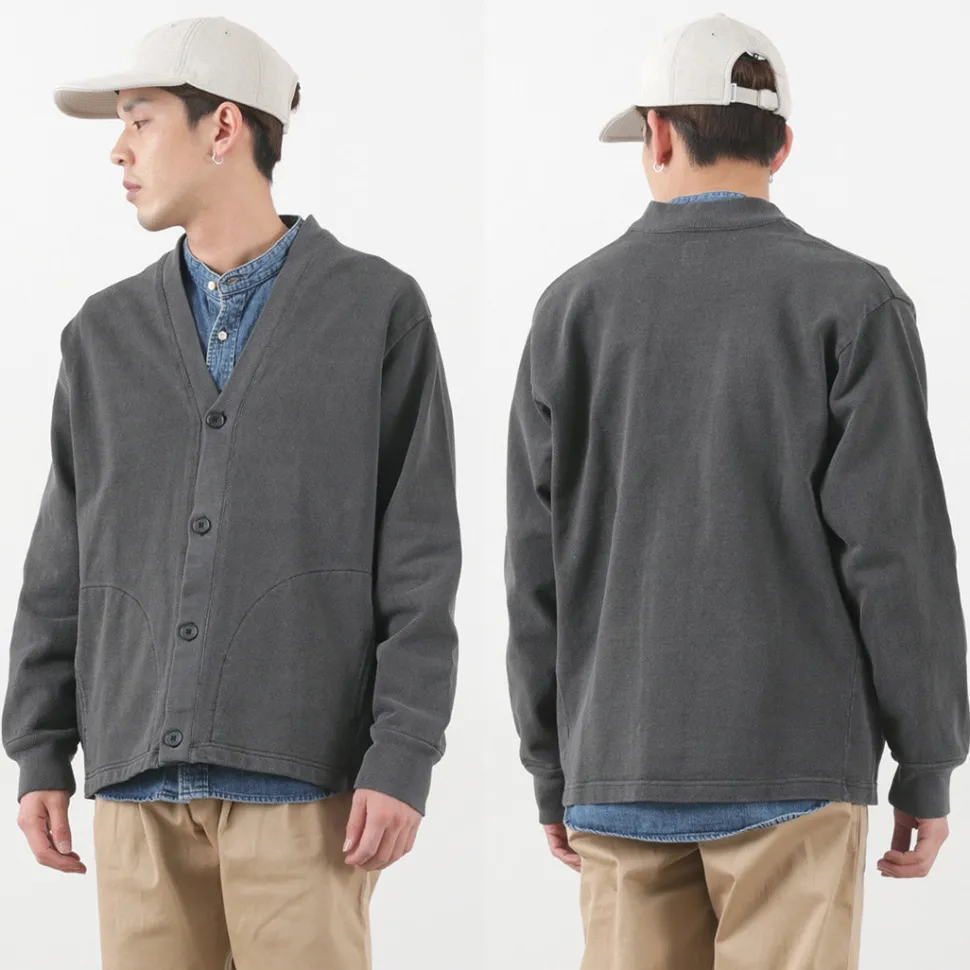 SI / Moss Stitch Pigment Cardigan