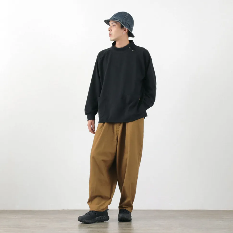 SLOW HANDS / Back Satin Poofy Tuck Pants