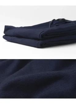 SLOW HANDS / Denim Stretch Pile Wandering Pants