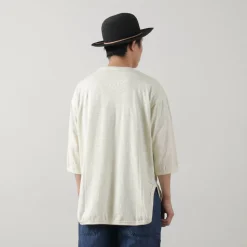 SLOW HANDS / Hemp Cotton Crew Neck T-Shirt