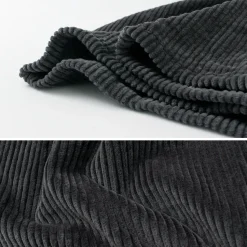 SLOW HANDS / Wide Corduroy Poofy Tuck Pants