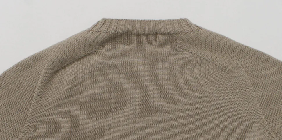SOGLIA / Weaners Seamless Merino Wool Crew Neck Sweater