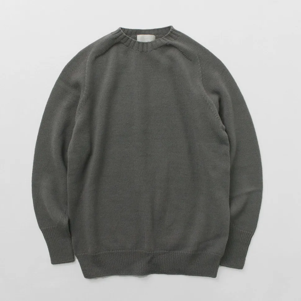 SOGLIA / Weaners Seamless Merino Wool Crew Neck Sweater