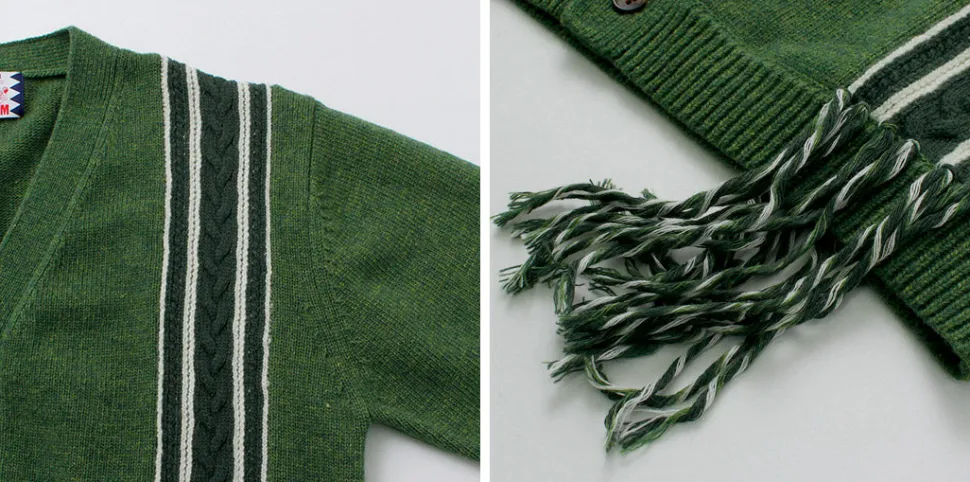 SON OF THE CHEESE / Fringe Knit Cardigan