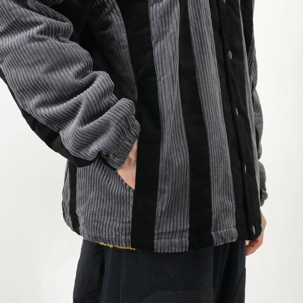 SON OF THE CHEESE / Striped Corduroy Jacket