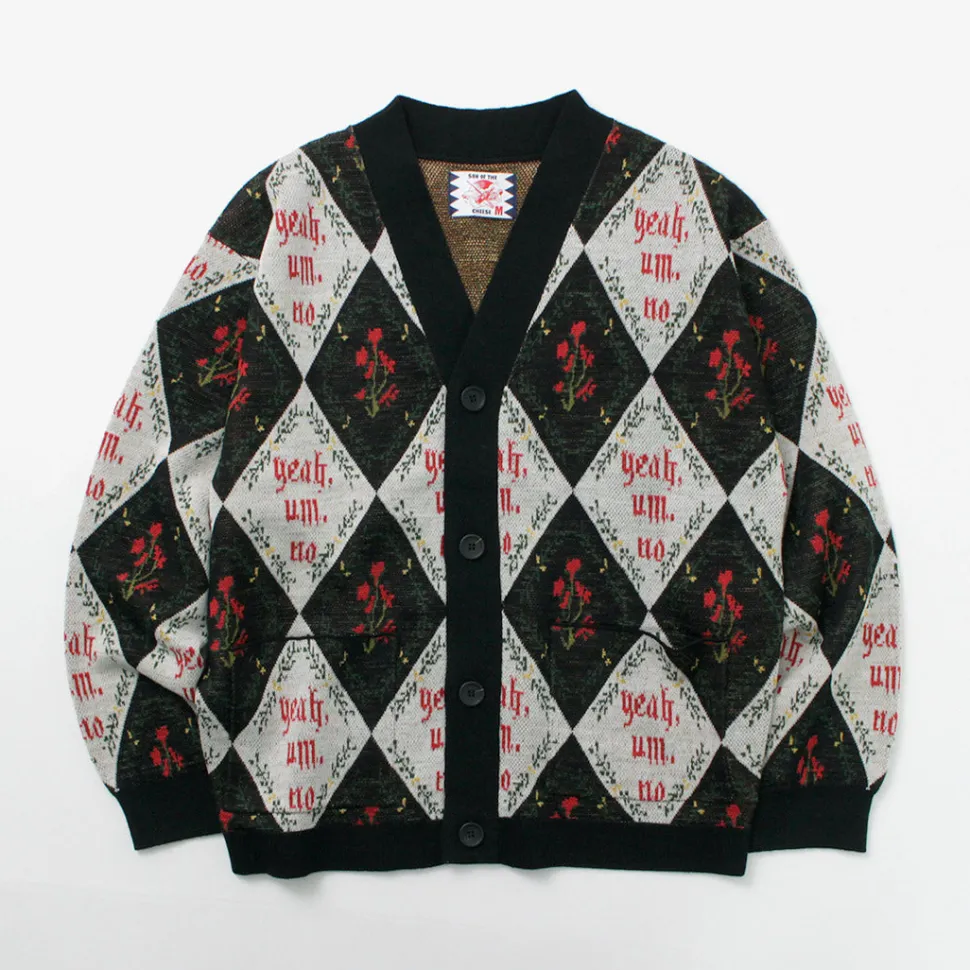 SON OF THE CHEESE / Yeah um no knit cardigan