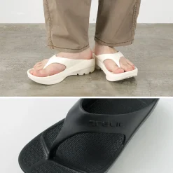 TELIC / Double Flip Flop Recovery Platform Sandals