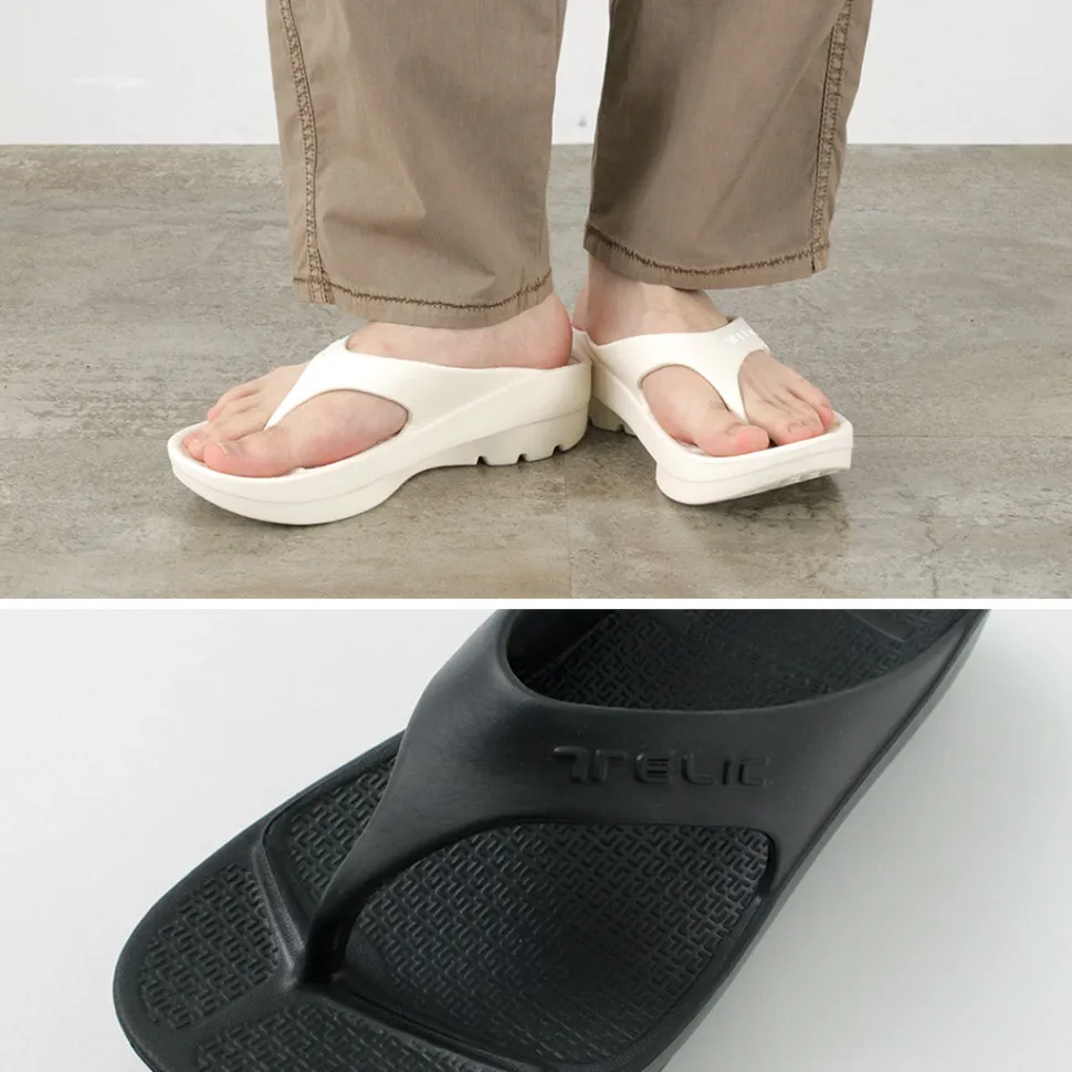 TELIC / Double Flip Flop Recovery Platform Sandals
