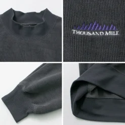 THOUSAND MILE / Knit Fleece Mock & Long Pants Setup