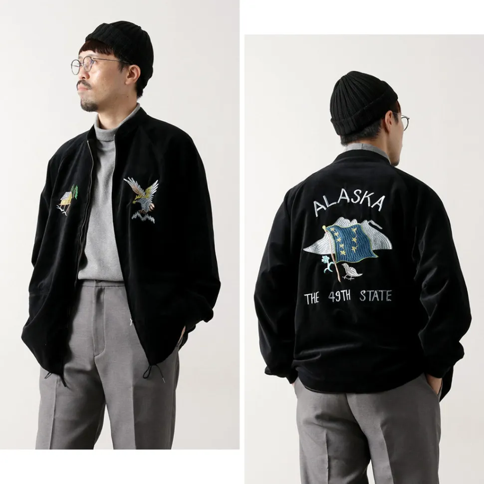 THRIFTY LOOK / Reversible Souvenir Alaska Jacket