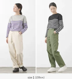 TIEASY / HDCS Katanuki striped basque shirt