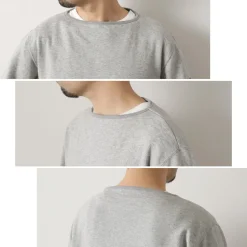 TIEASY / HDCS Sweatshirt Boat Neck Basque Shirt