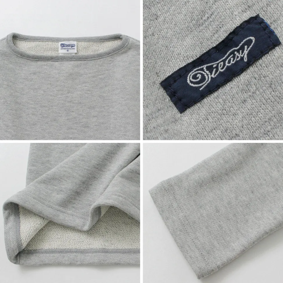 TIEASY / HDCS Sweatshirt Boat Neck Basque Shirt