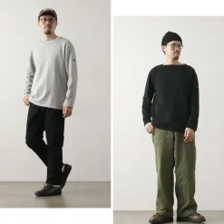 TIEASY / HDCS Sweatshirt Boat Neck Basque Shirt