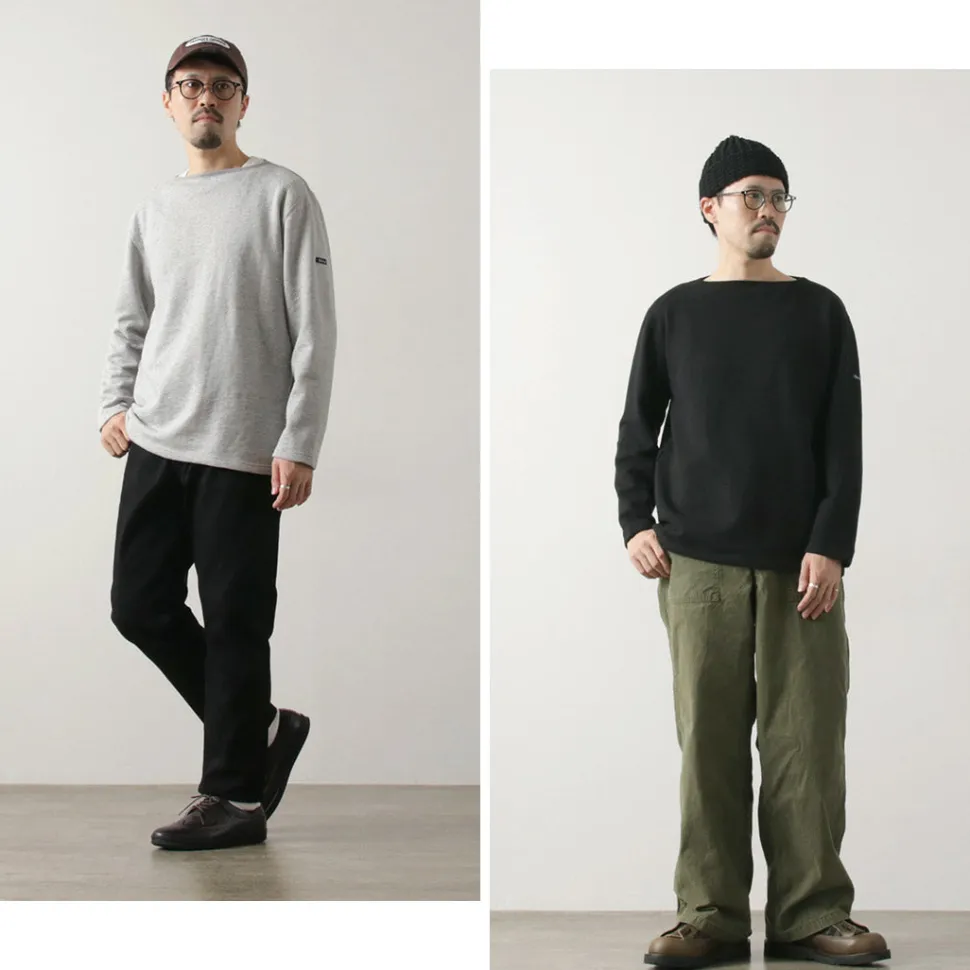 TIEASY / HDCS Sweatshirt Boat Neck Basque Shirt