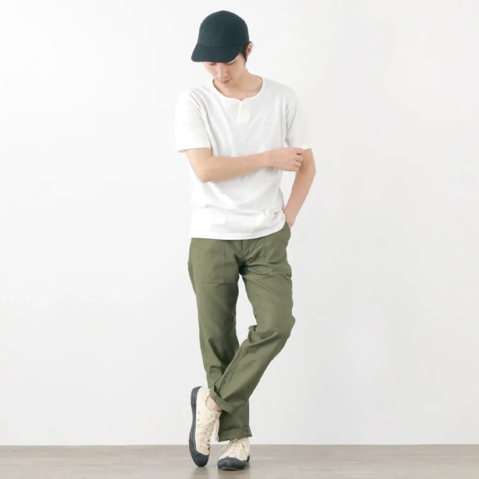TIEASY / Summer Knits Henley Short Sleeve T-shirt