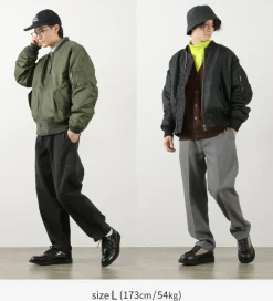 TOP KHAKI / MA-1 Nylon Flight Jacket