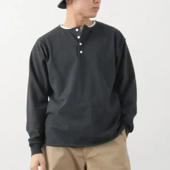 TOWN TOPIC / Ankle Henley L/S Tee