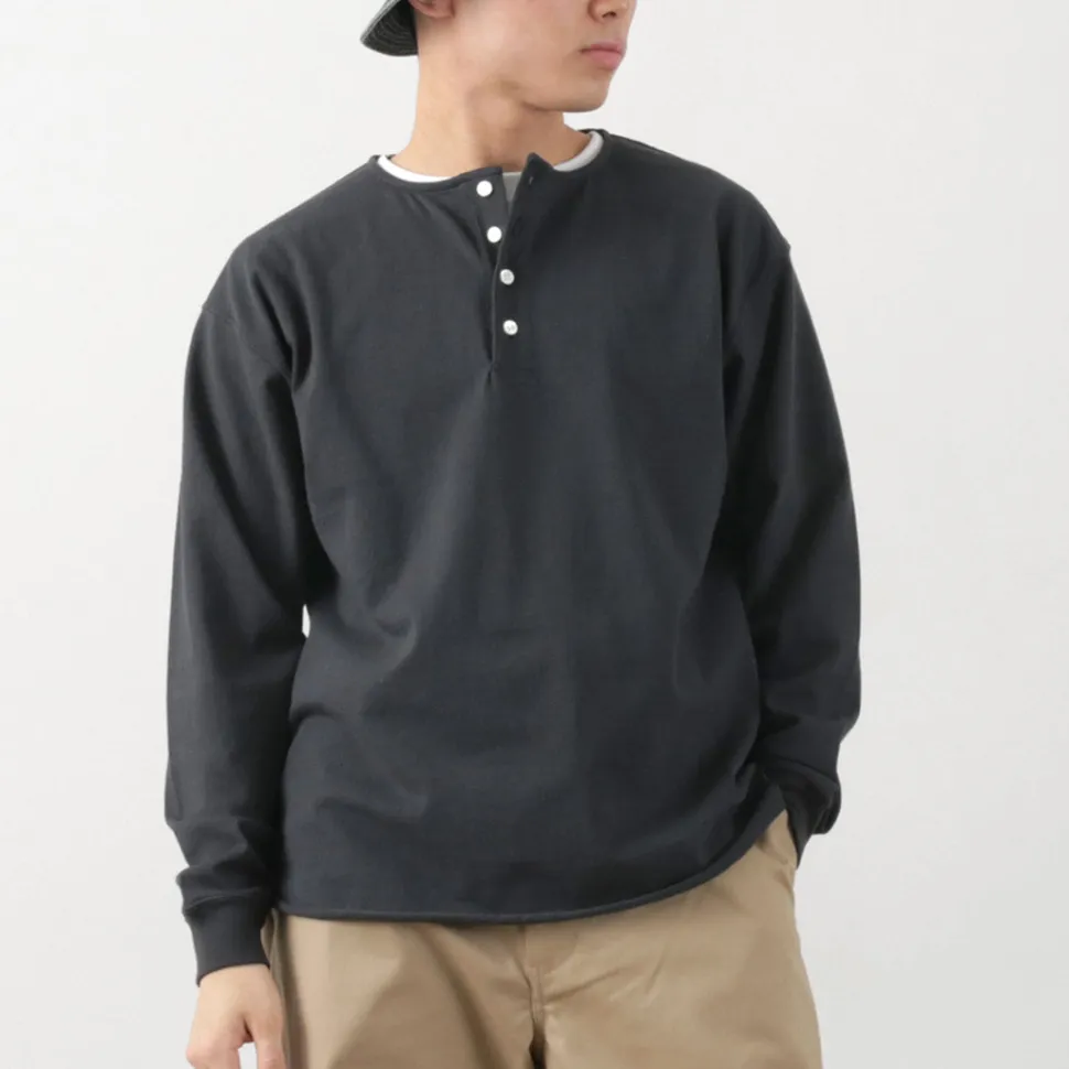 TOWN TOPIC / Ankle Henley L/S Tee