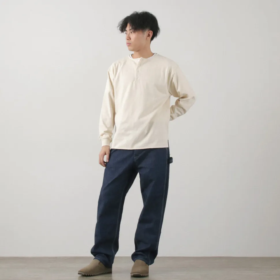 TOWN TOPIC / Ankle Henley L/S Tee