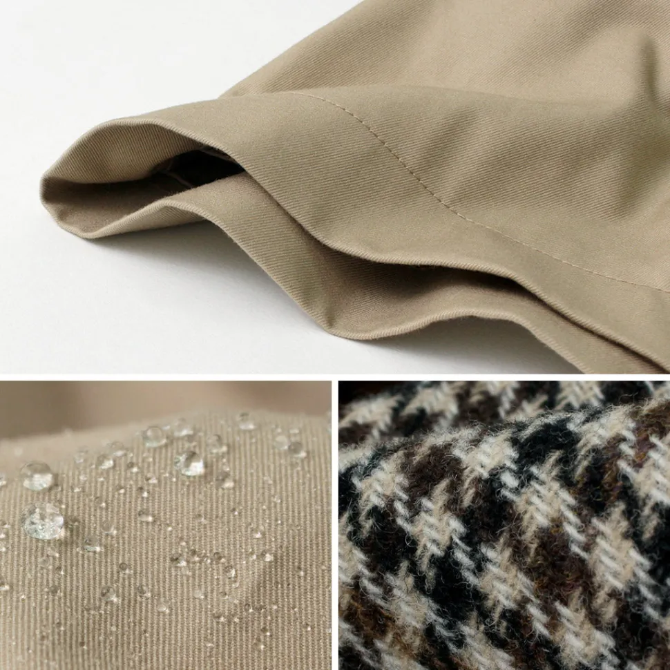 TRADITIONAL WEATHERWEAR / High Density Fabric Corduroy Collar Coat