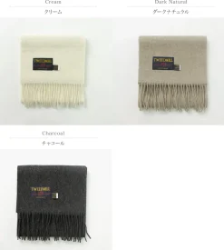 TWEED MILL / Lamb Wool Scarf Solid