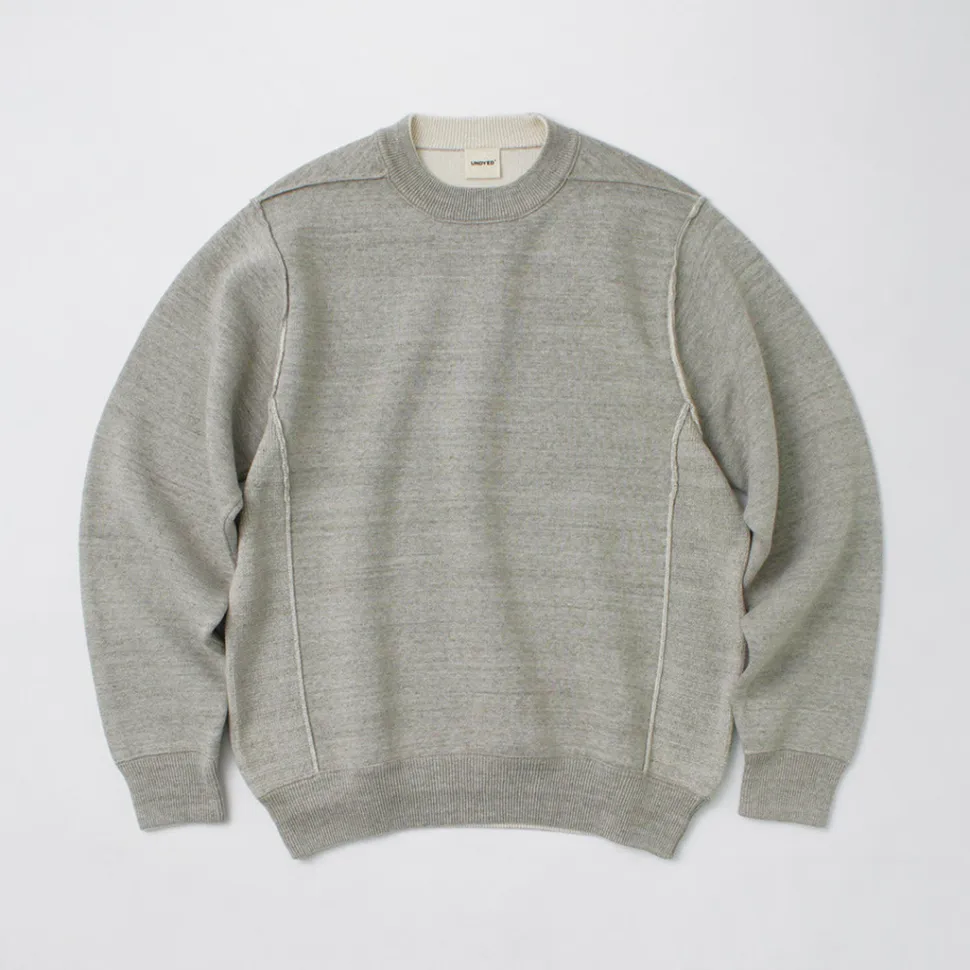 UNDYED / Knit Double Face Trim Crew Colored Organic Cotton