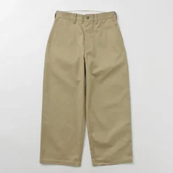 UNIVERSAL OVERALL / Heritage T/C Volume Trousers STONE CARVERE