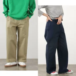 UNIVERSAL OVERALL / Heritage T/C Volume Trousers STONE CARVERE
