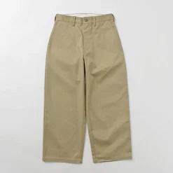 UNIVERSAL OVERALL / Heritage T/C Volume Trousers STONE CARVERE