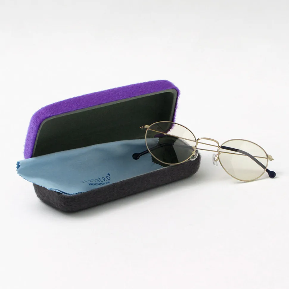 VERYNERD / Cyan Metal Frame Boston Matte Gold