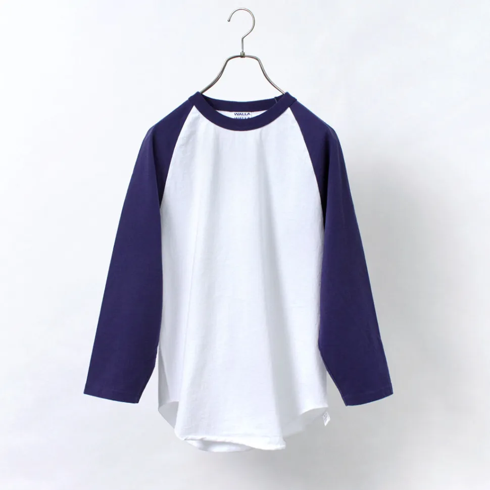WALLA WALLA SPORT / 7/10 Sleeve 2 Tone Baseball T-Shirt