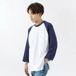 WALLA WALLA SPORT / 7/10 Sleeve 2 Tone Baseball T-Shirt