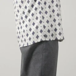WAX LONDON / Didcot Short Sleeve Shirt Ditsy Tile