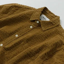 WAX LONDON / sherry-shirt seersucker cord