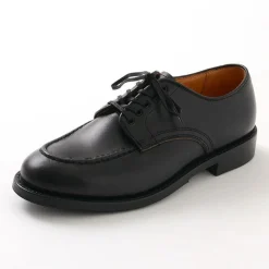 WHEELROBE / 15078 Heavy Stitching Moc Toe Leather Shoes