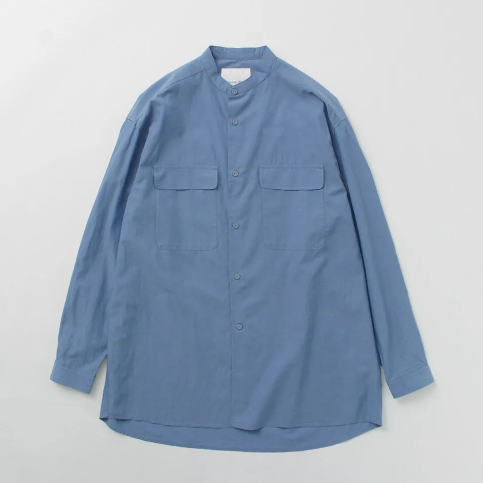 WHITE MOUNTAINEERING / Band Collar Shirt
