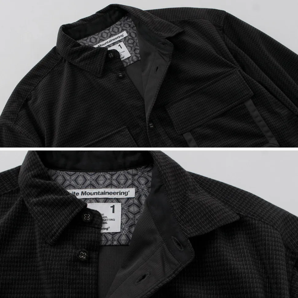 WHITE MOUNTAINEERING / Mid Gusset Sleeve Tricot Check Shirt