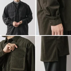 WHITE MOUNTAINEERING / Mid Gusset Sleeve Tricot Check Shirt