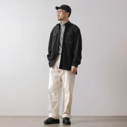 WHITE MOUNTAINEERING / Mid Gusset Sleeve Tricot Check Shirt