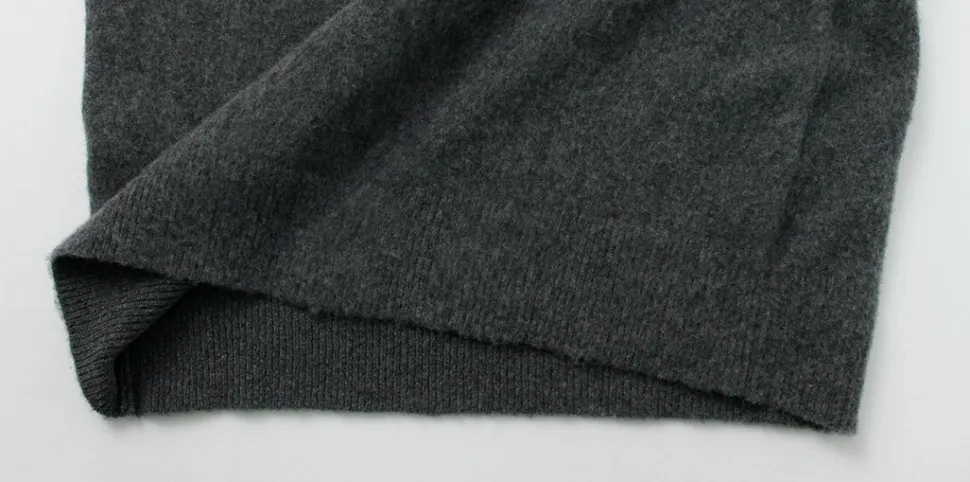 YONETOMI NEW BASIC / Circle Knit Pullover