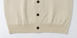 YONETOMI NEW BASIC / Rigid Cashmere Knit Cardigan