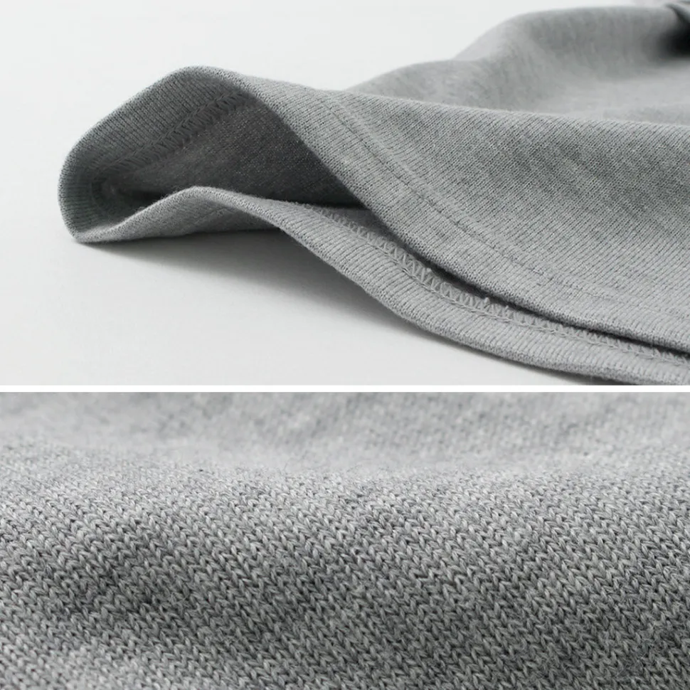 YONETOMI NEW BASIC / Side Round body knitted T-shirt