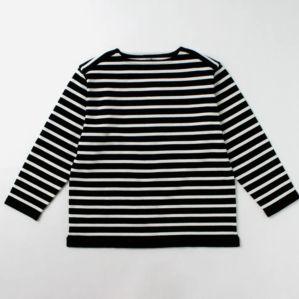 YONETOMI NEW BASIC / Wave Cotton Basque Knit Pullover