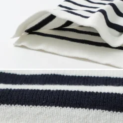 YONETOMI NEW BASIC / Wave Cotton Basque Knit Pullover