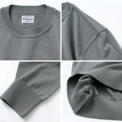 YONETOMI NEW BASIC / Wave Cotton Knit Pullover