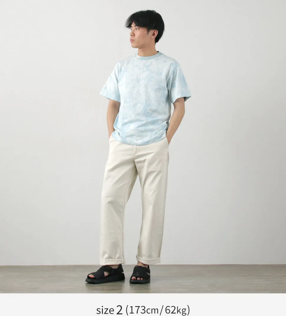 YONETOMI NEW BASIC / Yonetomi×Watanabes garment dye T-shirt